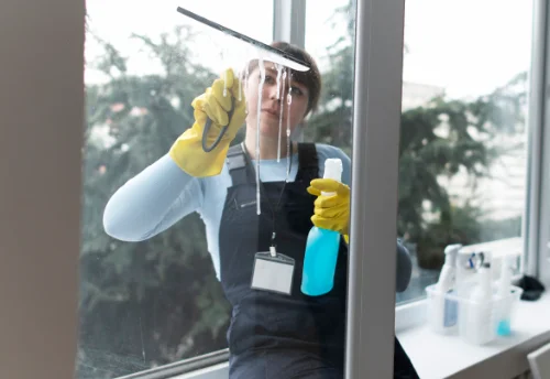 Nettoyage de vitres intérieures et extérieures à Aigondigné